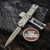 Microtech Hera II Mini Brushed Metal Halloween Jack-o'-Lantern Pumpkin 2.90" D/E 1702M-1BMHWJLS By Edc Lifestyle