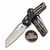 Microtech MSI Ram-Lok Black Flag Tri-Grip Polymer 3.85" S/E Stonewash 210T-10PMFLAG By Edc Lifestyle