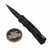 Pro-Tech Knives TR-5 Tactical Response 5 Auto Folder Black Steel Safety 3.25" DLC Tritium Push Button PT-T503-Operator