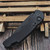 Pro-Tech Knives TR-5 Tactical Response 5 Auto Folder Black Steel Safety 3.25" DLC Tritium Push Button PT-T503-Operator