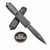 Microtech Dirac Delta Natural Clear 3.75" D/E Full Serrated Apocalyptic 227-12APNC