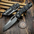 Microtech MSI Ram-Lok Tiger Stripe Camo Tri-Grip Polymer 3.85" S/E Apocalyptic 210T-10APPMTSC By Edc Lifestyle