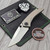 Poikilo Blade EDC Series Tuna-S2 Titanium Inset Lock Folder 3.4" Pearlescent M398