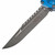 Microtech Combat Troodon Interceptor Gen 3 Blue Apocalyptic Standard 1217-10APBLS