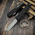 Microtech Ultratech ZBP 1123-10 Black Tanto Edge 3.5" Stonewash M390MK - Zero Blade Play