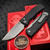 Chaves Knives Pro-Tech Redencion 229 Auto Black Aluminum Scales 3.37" Stonewash S35