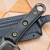 Microtech/Borka Blades SBK 200-1DLCCFS DLC Single Edge Persian Carbon Fiber Handle S/N 303 - Pre-owned