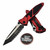 Microtech Socom Elite Manual Red 4" T/E Full Serrated Black 161-3RD Tanto on EDC Lifestyle
