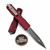 Microtech Dirac Delta Merlot 3.75" D/E Full Serrated Apocalyptic 227-12APMR