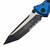 Microtech Socom Elite Manual Blue 4" T/E Full Serrated Black 161-3BL Tanto on EDC Lifestyle
