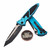 Microtech Socom Elite Manual Turquoise 4" T/E Black 161-1TQ Tanto on EDC Lifestyle