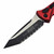 Microtech Socom Elte Auto Red 4" T/E Full Serrated Black 161A-3RD Tanto on EDC Lifestyle