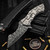 Sergey Rogovets XR3 Titanium Folder 4.37" XHP Core Chand Nichols Damascus S/N 2520
