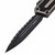 Microtech Scarab II Gen III Natural Clear 4" D/E Black Standard Full Serrated 1280-3NC