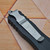 Microtech 227-12 Dirac Delta Double Edge Full Serrated Stonewash S/N 10743 - Preowned