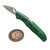 Spyderco Endura 4 Back Lock Green FRN 3.8" Satin VG-10 C10FPGR