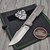 Poikilo Blade Tactical Series Marlin-S1 Pearlescent Stonewash Titanium Folder 3.66" Harpoon PSW M398