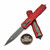 Microtech Dirac Delta Red 3.75" D/E Full Serrated Apocalyptic 227-12APRD By Edc Lifestyle