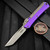 Microtech Knives Glykon T/E 185-10PU Purple Tanto Stonewash Standard