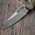 Microtech MSI S/E OD Green Frag Aluminum Apocalyptic Partial Serrated 210-11APFROD