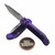 Microtech LUDT T/E Generation III 1136-10PU Purple Stonewash Standard