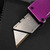 Chaves Blade CHUB Automatic OTF Purple Cross Hatch Finish 1" Utility Blade
