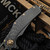Marfione Custom Matrix-R DLC Two-Tone Mirror DLC Blade Carbon Fiber & Flamed Accents w/Bronzed HW S/N 010