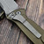 Microtech Socom Elite Manual OD Green 4" T/E Full Serrated Apocalyptic 161-12APOD Tanto on EDC Lifestyle