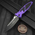 Microtech Socom Elite Manual Purple 4" S/E Black 160-1PU Single Edge on EDC Lifestyle