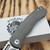 BergBlades Alpha Frame Lock Dark Stonewash Titanium 3.5" Magnacut Satin
