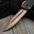 Marfione Combat Troodon FUCK OFF Rose Gold Full Serrated - Preowned