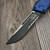 Microtech Combat Troodon S/E Navy Blue Partial Serrated 1143-2NA - Preowned