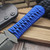 Borka Blades SBD DLC D/E Dagger Blue Cord Wrapped Fixed Blade Full Serrated