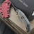 Bastinelli Knives Yummy Fixed Blade PVD Black Micarta Combo Serrated