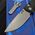 Chaves Knives Redencion Street X-Lock Black 3.25" D2 Stonewash Drop Point