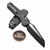 Microtech MSI Ram-Lok Natural Clear Frag Aluminum 3.85" S/E Black 210-1FRNC  By Edc Lifestyle