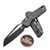 Microtech MSI Ram-Lok Natural Clear Frag Aluminum 3.85" S/E Black 210-1FRNC  By Edc Lifestyle