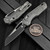 Microtech MSI Ram-Lok Natural Clear Frag Aluminum 3.85" S/E Black 210-1FRNC  By Edc Lifestyle