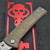 Chaves Knives Scapegoat Copper Half Rock Titanium 3.25" Drop Point M390 Belt Satin