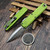 Microtech UTX-85 Gen IV Neon Green D/E 3.10" Stonewash 12324-10NG