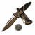 Microtech Socom Elite Auto Cerakote Burnt Bronze 4" S/E 160A-1UB-C19Z4 Single Edge on EDC Lifestyle