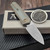 Anso ARN Slipjoint Flipper Jade G10 2.2" Damasteel
