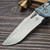 Microtech Amphibian Ram-Lok S/E Blue Titanium Slab Stonewash Marfione Select 137RL-10MS6