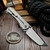 Borka Blades SBTF Barked Titanium Folder Tanto