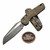 Microtech MSI Ram-Lok Tan Fluted G-10 3.85" S/E Full Serrated Apocalyptic 210-12APFLGTTA By Edc Lifestyle