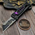Reate Knives EXO-U Gravity Knife Speedhole Black/Purple Aluminum (2.3" Utility)