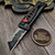 Reate Knives EXO-U Gravity Knife Speedhole Black/Red Aluminum (2.3" Utility)