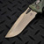 Microtech Amphibian Ram-Lok 137RL-13FRMS1 Antique Green Titanium Frag Bronze Blade & Ti Accent Marfione Select