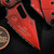 Microtech Borka Stitch Auto S/E Full Serrated Cerakote Deadpool 169-3DPS