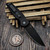 Pro-Tech Knives TR-3 X1 Military Issue Black Fish Scale, 3.5" Black Clip Point TR-3-X1-M